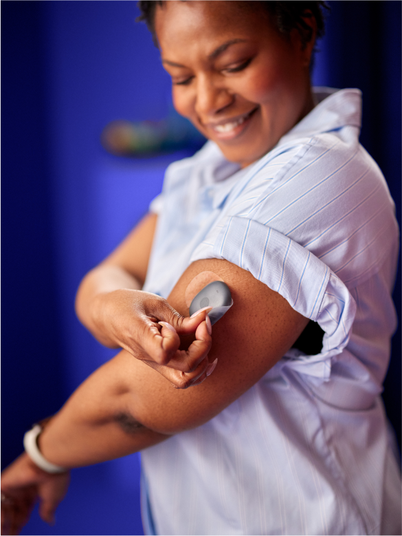 Take the transmitter off and put it back on* without wasting a CGM